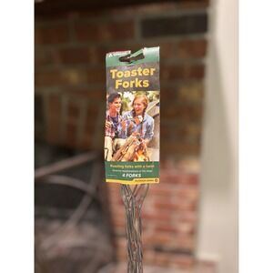 Campfire Roasting Stick 4|pack Marshmallow Hot Dog Cooking Camping Metal 22in